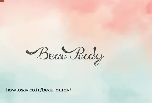 Beau Purdy