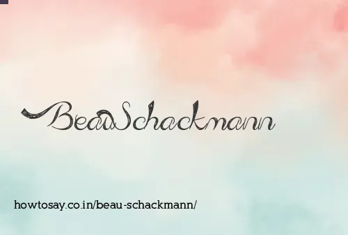 Beau Schackmann