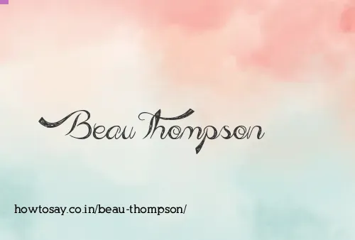 Beau Thompson
