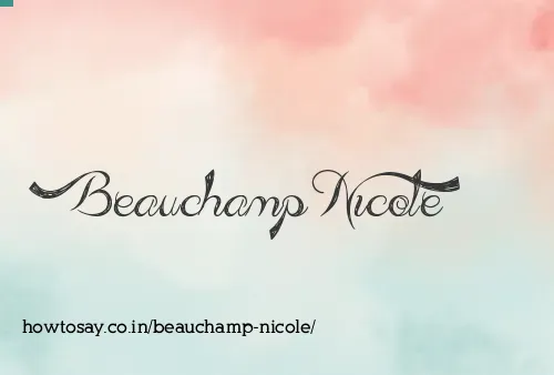 Beauchamp Nicole