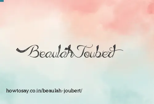 Beaulah Joubert