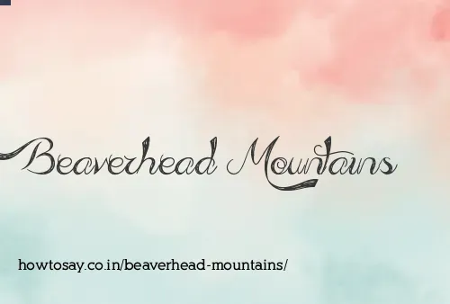 Beaverhead Mountains