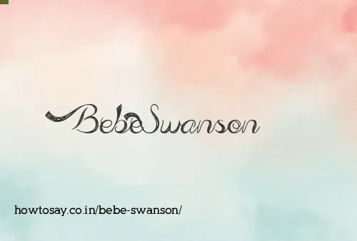 Bebe Swanson