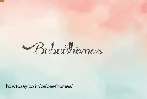 Bebeethomas