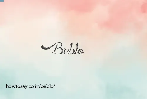 Beblo