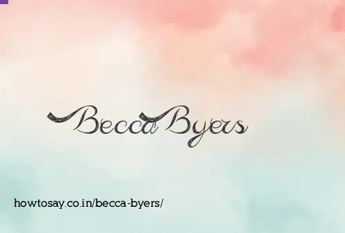 Becca Byers