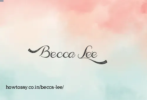Becca Lee