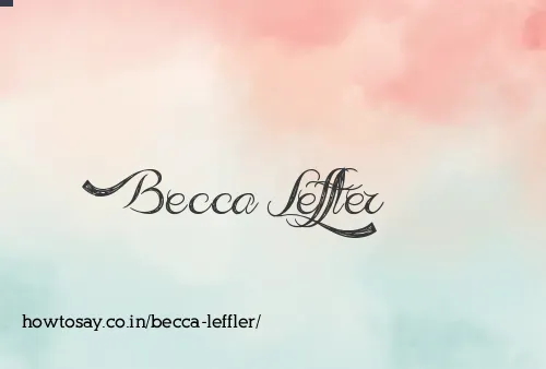 Becca Leffler