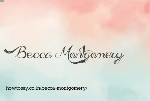 Becca Montgomery