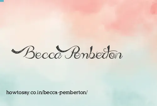 Becca Pemberton