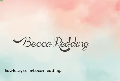 Becca Redding