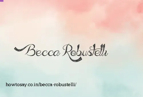 Becca Robustelli
