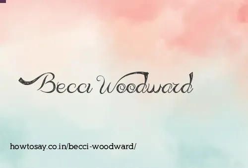 Becci Woodward