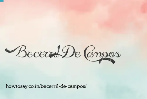 Becerril De Campos