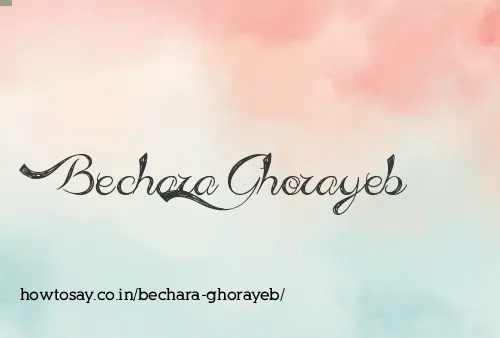 Bechara Ghorayeb