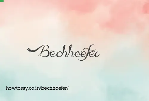 Bechhoefer