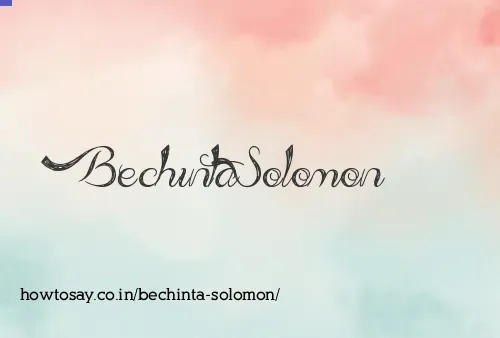 Bechinta Solomon
