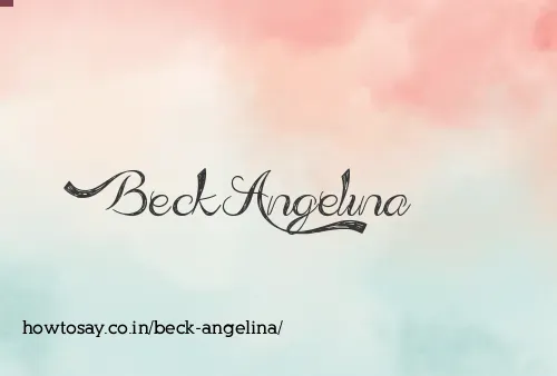 Beck Angelina