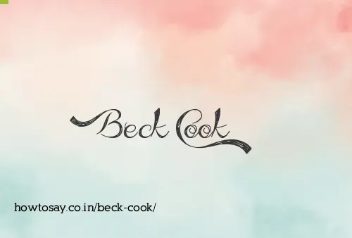Beck Cook