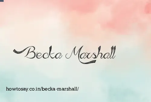 Becka Marshall