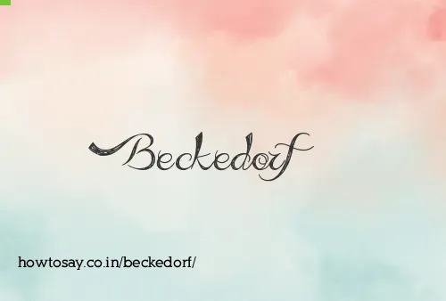Beckedorf