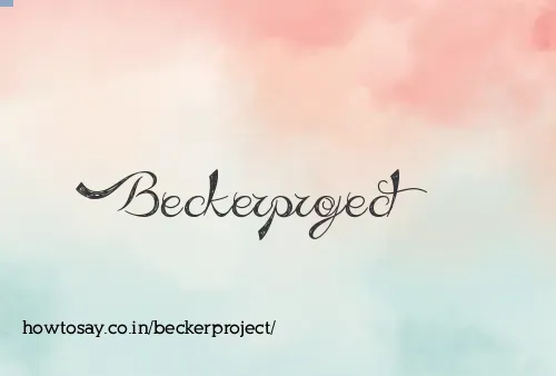 Beckerproject