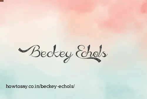 Beckey Echols