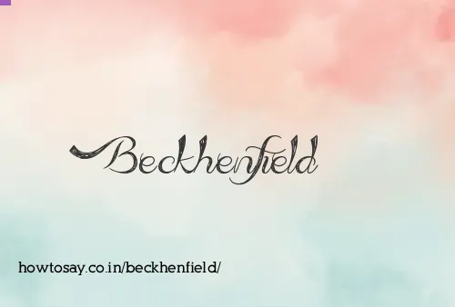 Beckhenfield