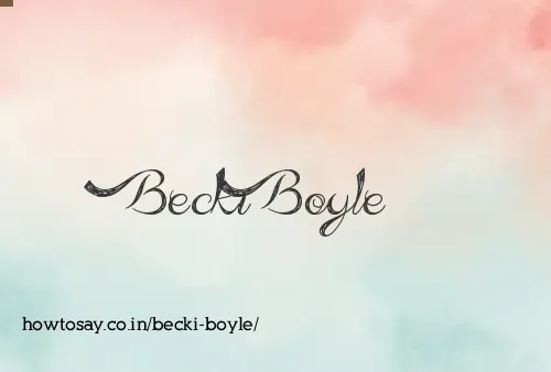 Becki Boyle