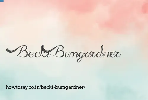 Becki Bumgardner