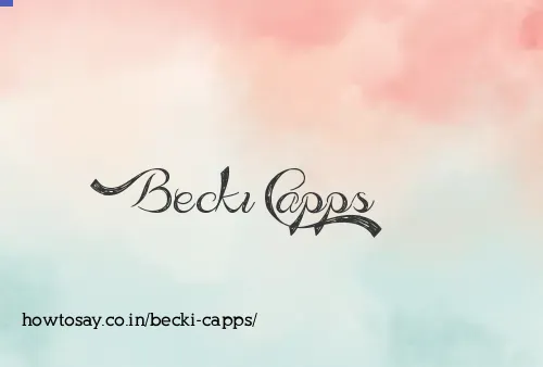 Becki Capps
