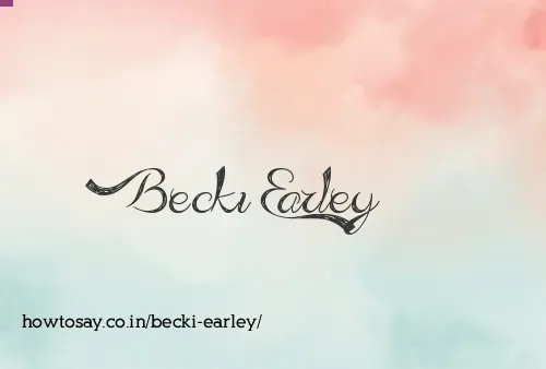 Becki Earley