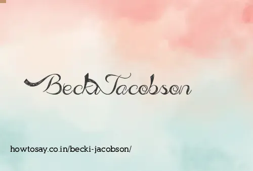 Becki Jacobson