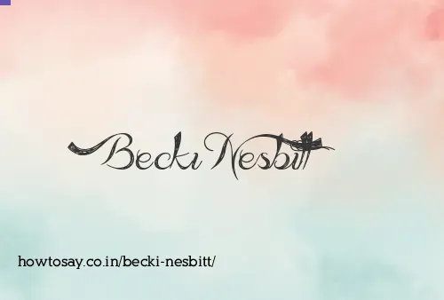 Becki Nesbitt
