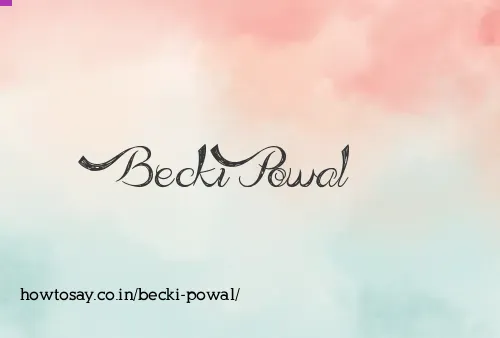 Becki Powal
