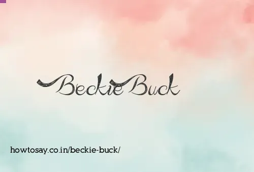 Beckie Buck