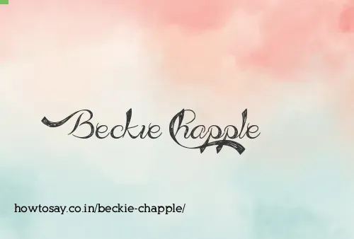 Beckie Chapple