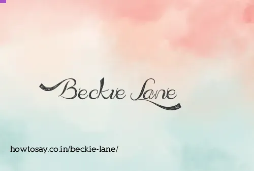 Beckie Lane