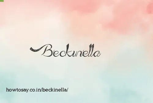 Beckinella