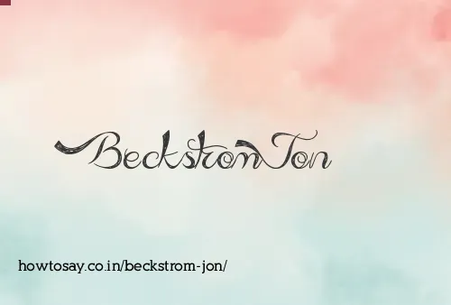 Beckstrom Jon