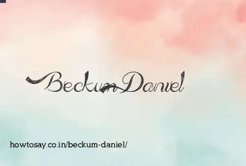 Beckum Daniel