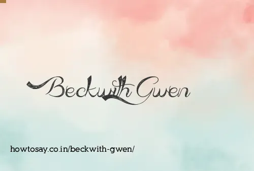 Beckwith Gwen