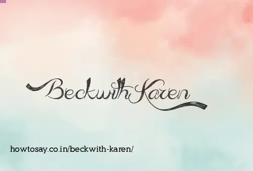 Beckwith Karen