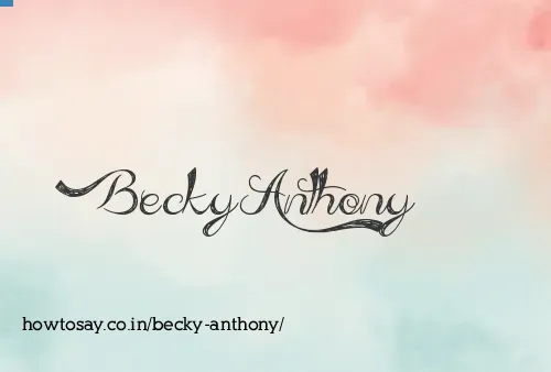 Becky Anthony