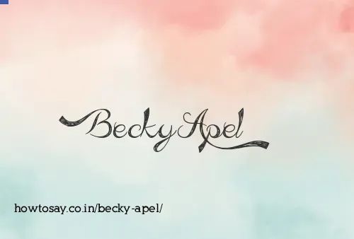 Becky Apel
