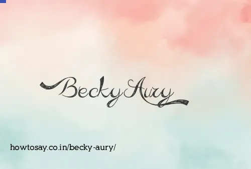 Becky Aury
