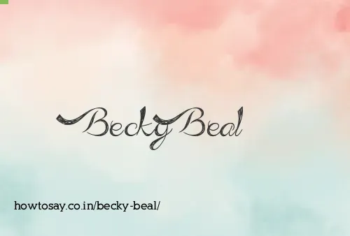 Becky Beal