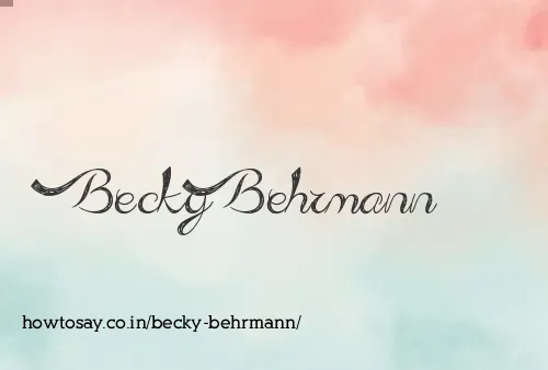 Becky Behrmann
