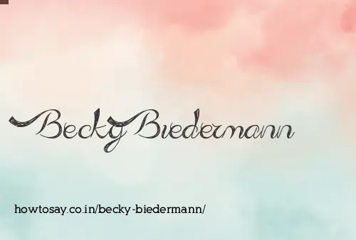 Becky Biedermann