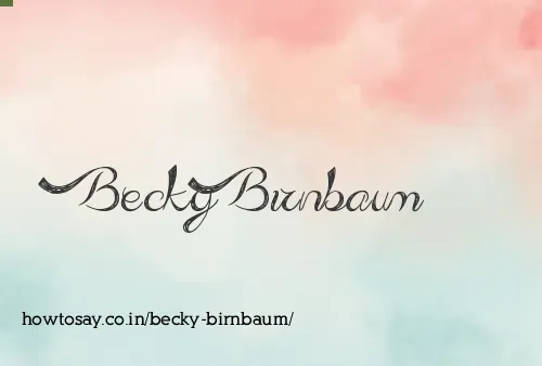 Becky Birnbaum
